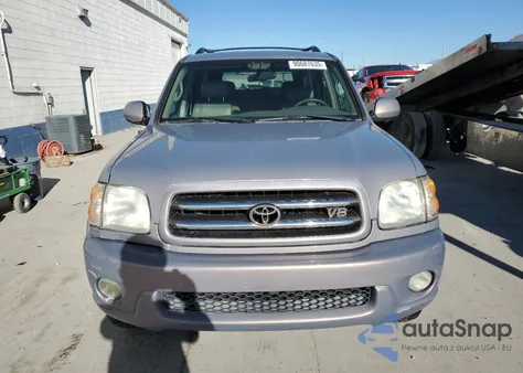2001 Toyota Sequoia Limited z USA, uszkodzony, nr VIN 5TDBT48A11S027078